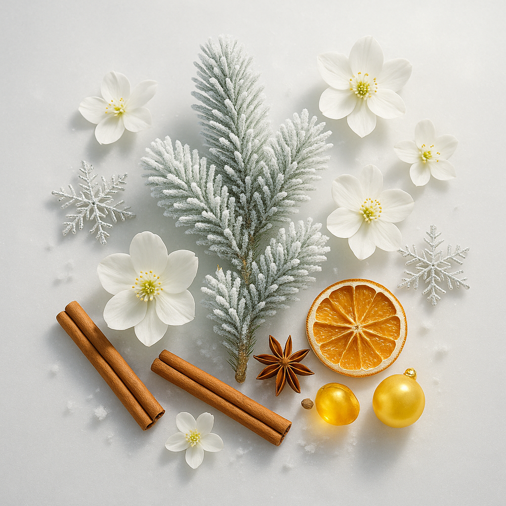 Eco-luxury wax melts – Yuletide Glow fragrance (cinnamon, clove, orange & mandarin). Hand-poured in Cheshire by Casa De Lumière.